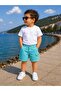 Adjustable Waist Detailed Cargo Pocket Straight Kids Shorts