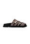 Patry Women's Cage Detailed Belt Buckled Adjustable Slipper B4439