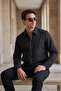 Men's Old Money Seasonal Regular Fit Jacket & Coat - Black - 2