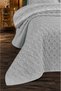 Cemre Modern Chenille Jacquard Dowry Set Double King Size Pique Cover Set / Bedspread Set 3 Pieces - 3
