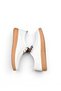 Genuine Leather Women's Ballerina Shoes Orthopedic Comfortable Elastic Daily Classic Stylish Stitched Rubber Sole - 4