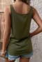 New Season Women's Strappy Wide V-Neck Viscose Comfortable Blouse - 4