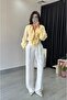 Ruffle Detailed Lace-Up Design Long Sleeve Shirt - 5