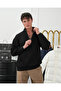 Knitted Pattern Zipper Detailed Oversize Sweater - 3