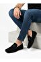 Men's black genuine leather flexible sole casual loafer