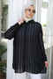 Black Striped Casual Shirt