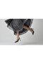 (Öz Maçan) Women's Closed-Toe Heeled Shoes with Drop Stone Detail Black - 7