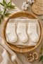 3-Piece Bamboo Anti-Sweat Baby & Kids Booties Socks