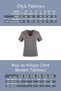 Women's Vision V-Neck Premium Quality Dense Textured Cotton T-Shirt Dark Gray W102-R0220-05 - 8