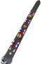 Kangal Dog Collar Genuine Buffalo Leather with 2 Bells 5 cm Width with Beads