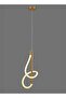Modern Lighting, Single pendent, Light, Linear Rope pendent, Antique Bronze Color, 50x25 cm, Suitable for bedroom and living room, Bedside light