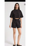 İts Basic Women's Relax Fit Shiny Stone Special Design Knitted Shorts