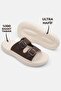 Ultra Comfortable Sole Slippers with Double Buckle Unisex Orthopedic Slippers for Hajj, Umrah and Daily Use
