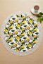 غطاء طاولة المطبخ مقاوم للسوائل بنمط الليمون - غطاء طاولة المطبخ مقاوم للبقع مع أربطة - 2