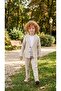 Beige Children's Suit - Jacket, Pants and Basic T-Shirt |   Stylish and Comfortable