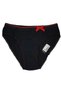 Tkd0776 Tutku Bade Women's Black Panties with Red Ribbon - 2