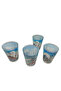 Istanbul Themed Glass Shot Glasses Set of 4 - 3