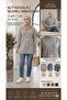 Sequin Embroidered Heart Patterned Women's Hijab Tunic-Sweatshirt - 2