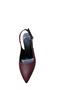 Women's Platform Heel Open Back Evening Dress Casual Shoes - 5