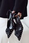 Rosie Rose Accessory Polka Dot Pointed Toe Short Kitten Heel Women's Shoes