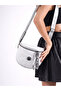 Women's White Parachute Fabric Waist and Shoulder Bag