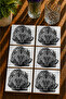 Tiger Themed Set of 6 Coasters - Uv Printed Mdf - 10X10 cm