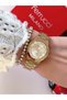 Steel Strap 2 Year Warranty 3 Atm Waterproof Women's Wristwatch + Bracelet Gift - 5