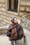 Allure Leopard Pattern Shawl - Purple-Tan - 3