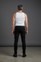Men's Regular Fit Lycra Denim Trousers Comfortable Flexible Daily Stylish 5 Pockets - 5