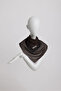 Ahenk Gradient Patterned Double-Sided Scarf - Brown - 4