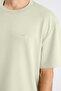 Ds Damat Comfort Mold Sage Soft Viscose Blended Comfortable Crew Neck T-Shirt - 2
