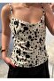 Patterned Satin Undershirt