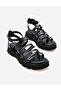 61 Women's Genuine Leather Orthopedic Soft Sole Ankle Strap Flip-Flop Bodrum Sandals - 3