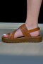 Women Sandals Genuine Leather Printed Taban - 3