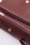 Burgundy D59 Zippered Modern Minimal Design Long Strap Large Volume Daily Women's Hand and Shoulder Bag - 3