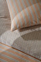 Forres Double 100% Cotton Duvet Cover Set - Salmon - 2