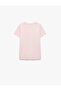 Cotton Short Sleeve Crew Neck Printed T-Shirt - 2