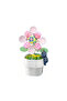 Flower Pot with Cat Figure Building Blocks 92 Pieces