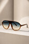 Unisex Noirel Sunglasses Uv400 Brown - Blue Gradient - 3