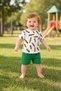 Men's / Unisex Baby Carrot Patterned Shorts Set - Cotton Summer Baby Set Orange 2-Piece Set - 3
