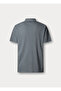 Blue Cotton Blend Men Premium Polo T-Shirt - 2