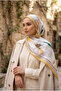 شال حريري منقوش من سيينا 70x200 سم
