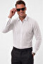White Line Textured Wrinkle-Resistant, Iron-Free Comfortable Fit Men's Shirt 2602607 - 2