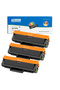 Compatible 106A W1106A 3 Pieces Combo Toner Cartridge Black for HP LaserJet Pro 107, MFP M135, and MFP M137 series printers