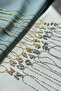 Zircon Stone Minimal Letter Steel Chain Necklace - 5