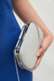 Silver Glitter / Chupra Women's Wedding Evening Dress Event Clutch Bag - 5