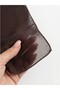 Plain Simple Dark Brown Chiffon Square Scarf - Elegant Women's Neck Scarf and Bandana (50X50Cm) - 2
