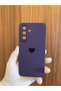 Samsung Galaxy A56 Heart Printed Inside Velvet Premium Silicone Phone Case (Purple)