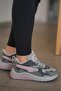 Women's Charcoal grey Powder Orthopedic Sole Everyday Sneakers 086-1 - 3