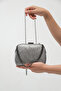 Platinum Wavy Women's Wedding Evening Dress Event Clutch Bag - 6